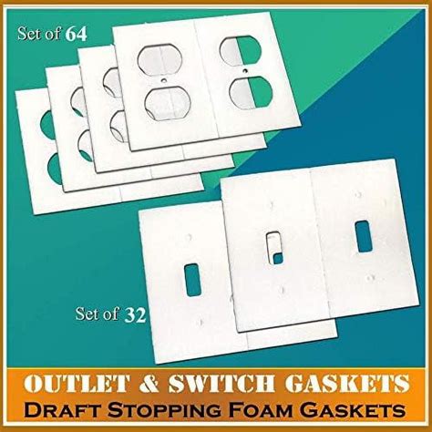 gasket electrical box 4x4|electrical outlet draft stoppers.